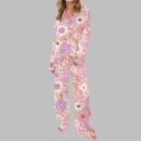 Womens Floral Pajama Set