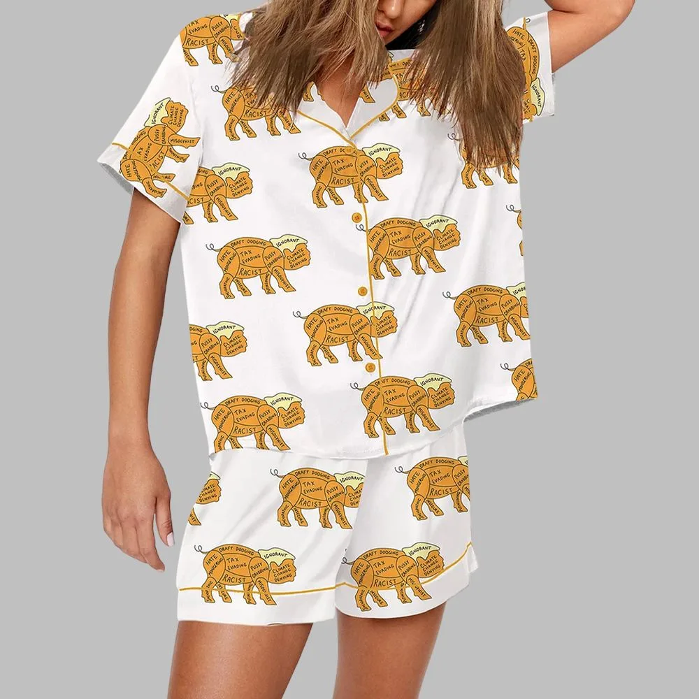 Womens Funny Pajama Set - Image 2