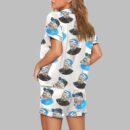 Women's Lions Football Pajama Set