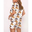 Women's Luigi Mangione Print Pajama Set