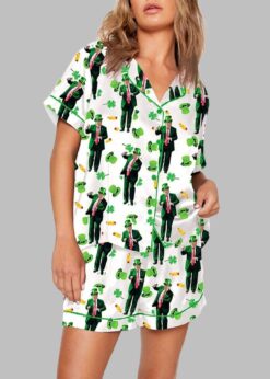 Women's Make St Patrick's Day Great Again Pajama Set