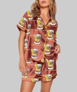 Women's Old Fashioned Cocktail Pajama Set