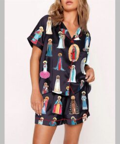 Women's Our Lady of Guadalupe Catholic Home Pajama Set