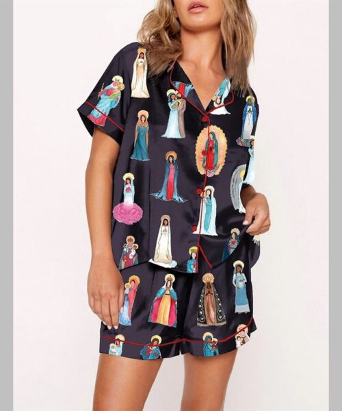 Women's Our Lady of Guadalupe Catholic Home Pajama Set