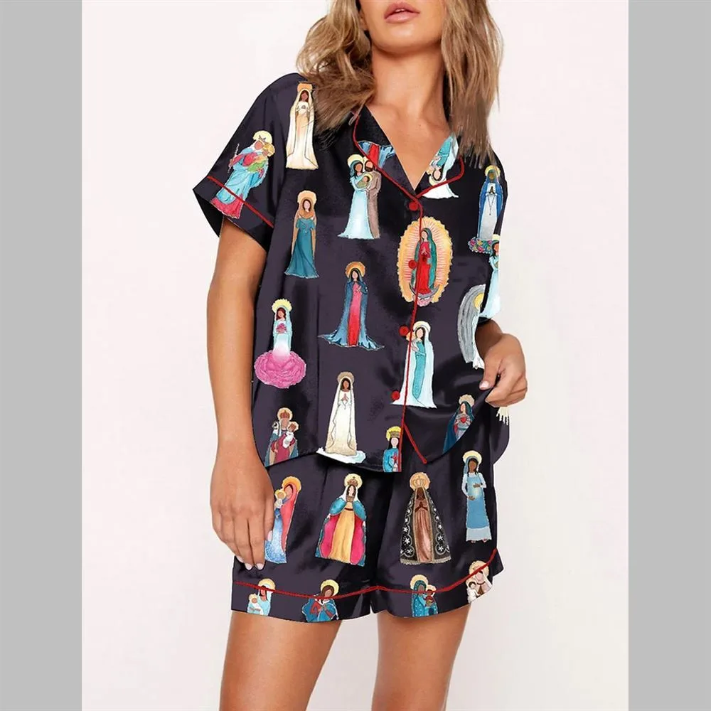 Women's Our Lady of Guadalupe Catholic Home Pajama Set