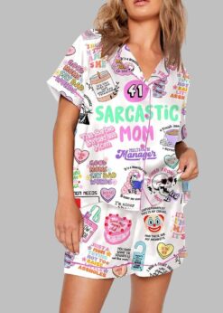 Women's Sarcastic Mom Pajama Set