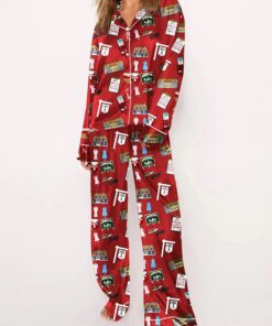 Women's White Christmas Pajama Set