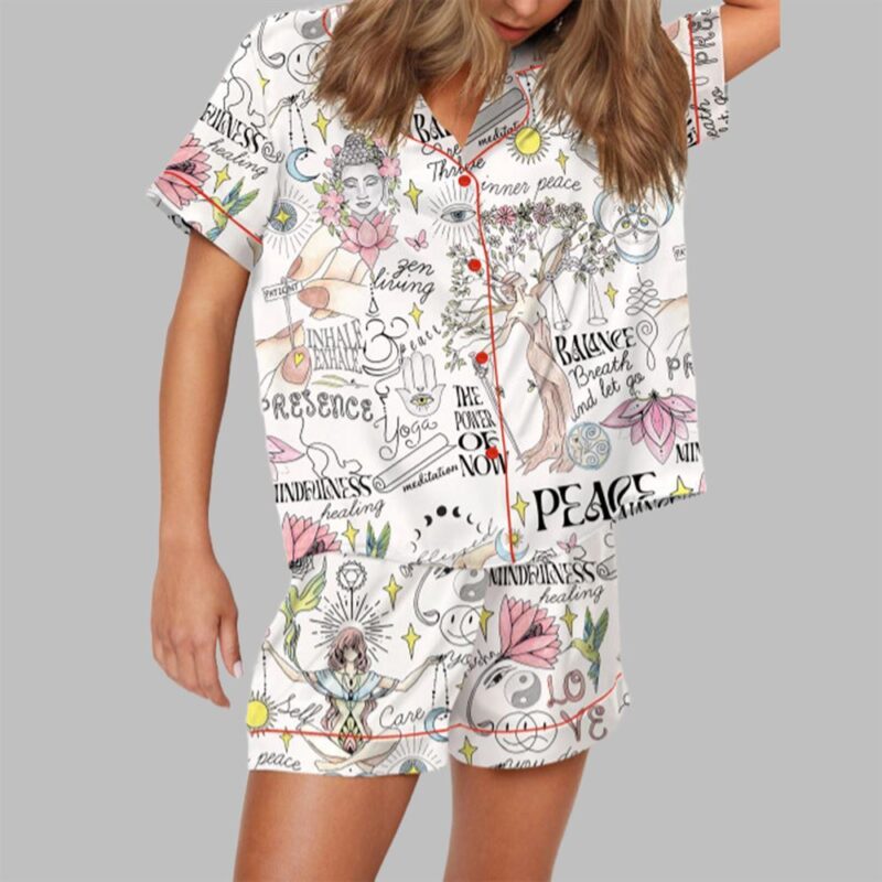 Yoga Meditation Pajama Set For Women - Image 2