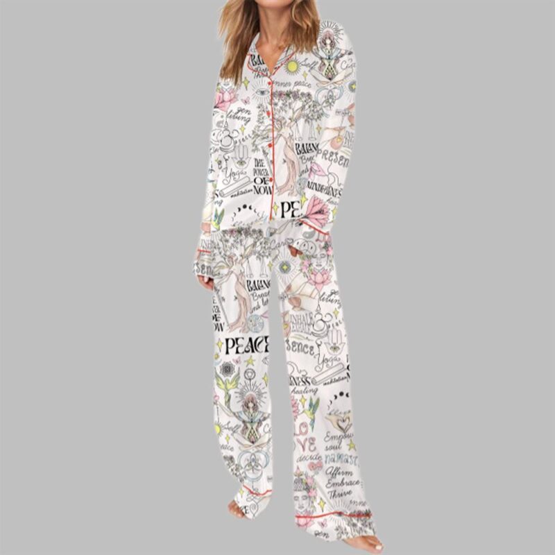 Yoga Meditation Pajama Set For Women - Image 3