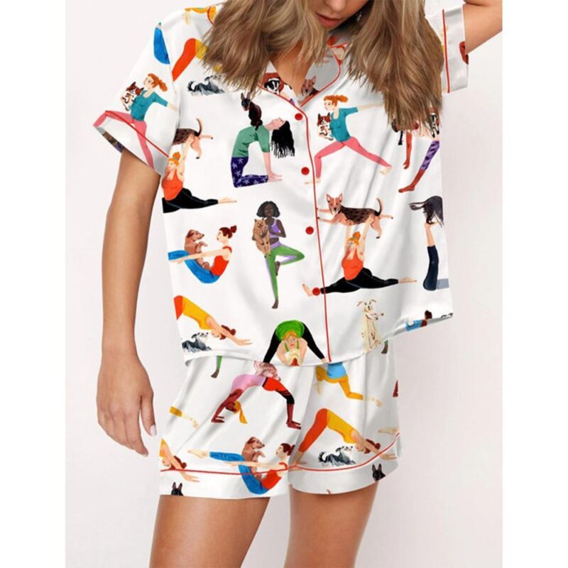 Yoga Mom Pajama Set For Women - Image 2