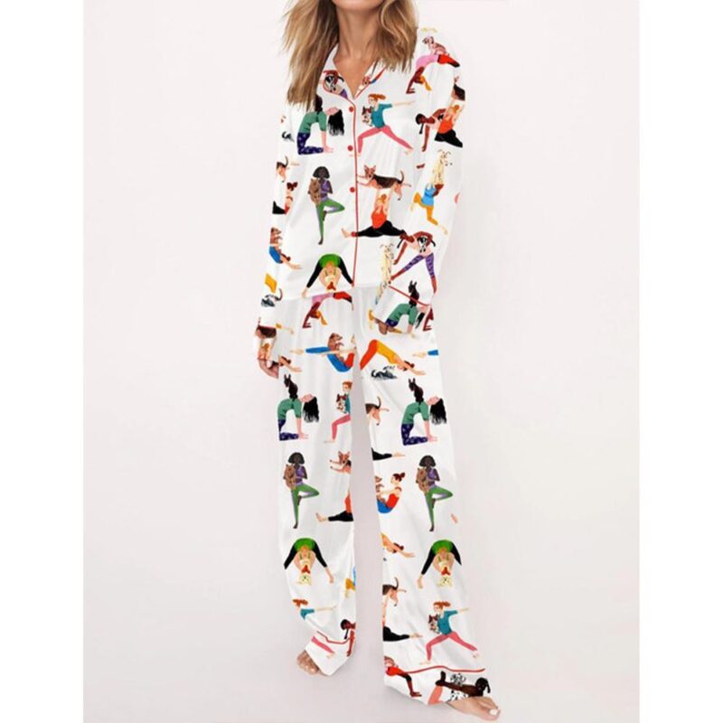 Yoga Mom Pajama Set For Women - Image 3