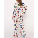 Yoga With Cat Pajama Set For Women