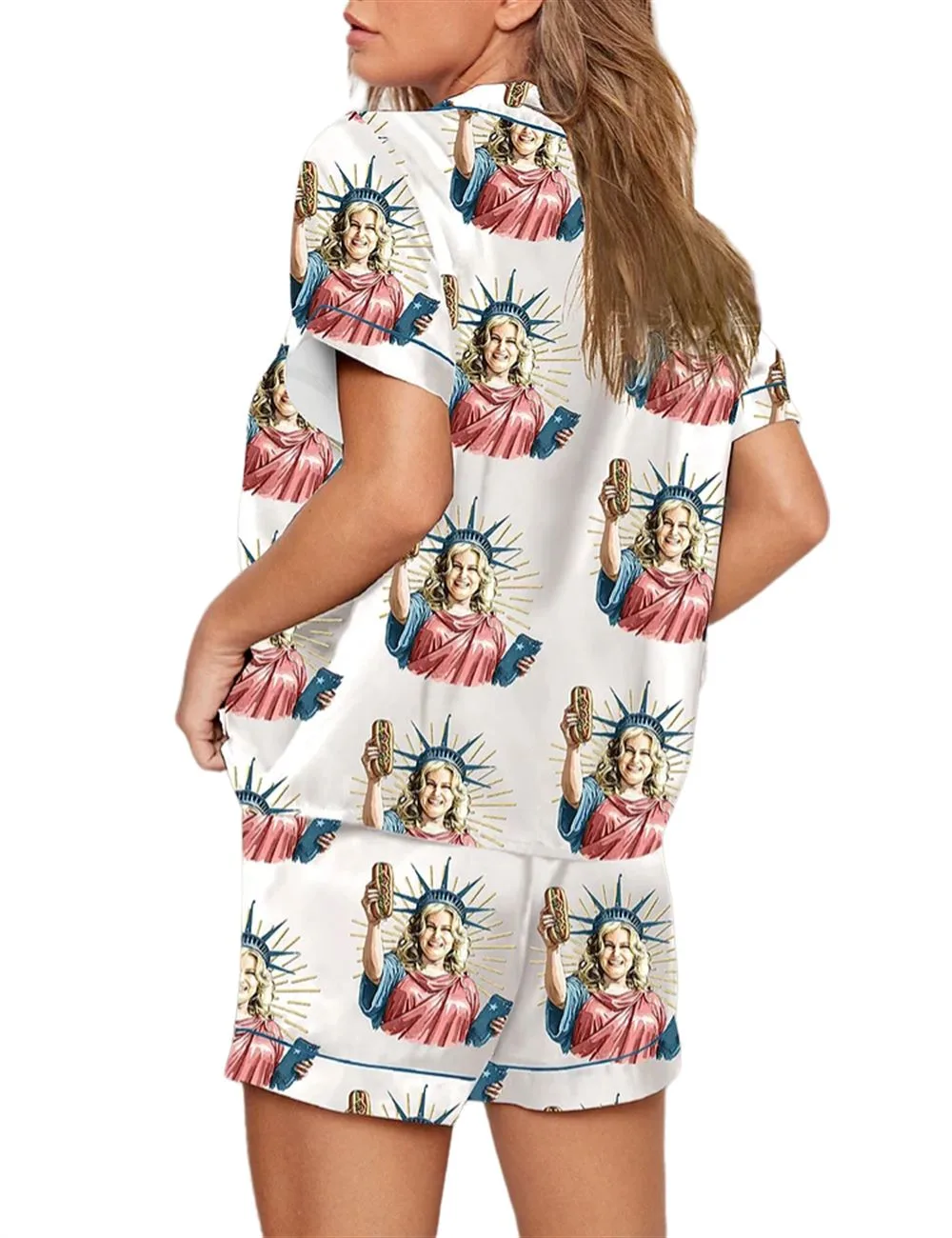 You Look Like the 4th Of July Movie Meme Pajama Set - Image 2