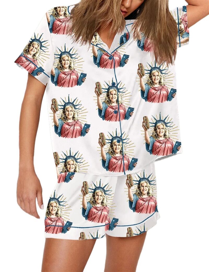 You Look Like the 4th Of July Movie Meme Pajama Set - Image 3