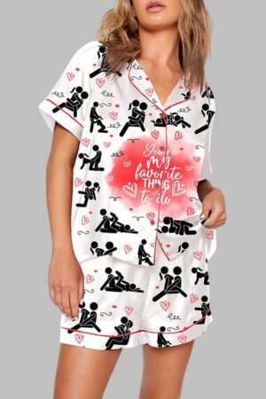 Your My Favorite Thing To Do Pajama Set