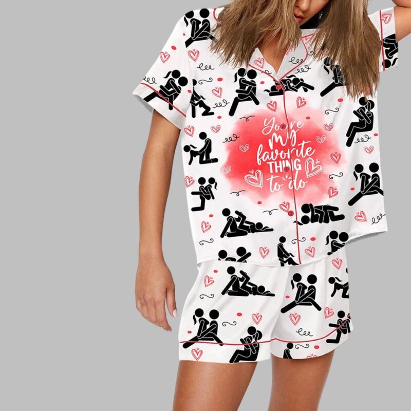 Your My Favorite Thing To Do Pajama Set - Image 2