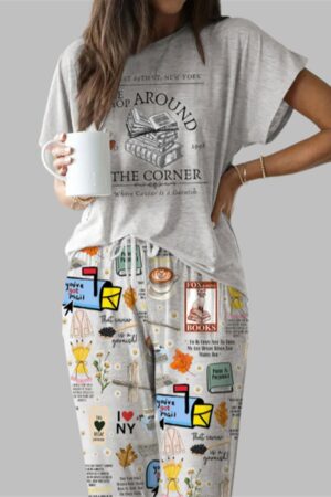 You've Got Mail Casual Pajama Set For Women