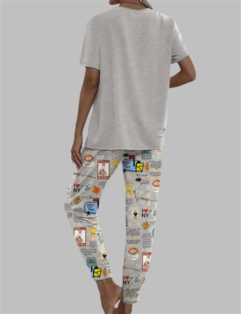 You've Got Mail Casual Pajama Set For Women - Image 2