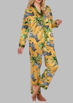 Zebra Long Sleeve Pajama Set