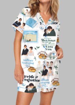 Pride And Prejudice Novel Pajama Set For Women