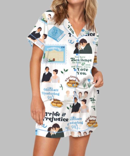 Pride And Prejudice Novel Pajama Set For Women