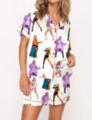 Music Tour New Outfits Satin Pajama Set For Women