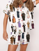 Abbey Movie Silk Satin Pajama Set For Women