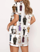Abbey Movie Silk Satin Pajama Set For Women