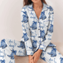 Am I Ok Silk Satin Pajamas Set For Women