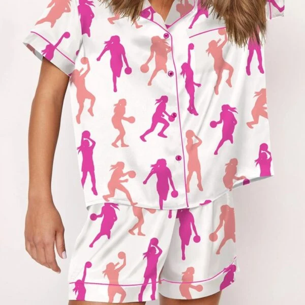Basketball Satin Pajama Set For Women
