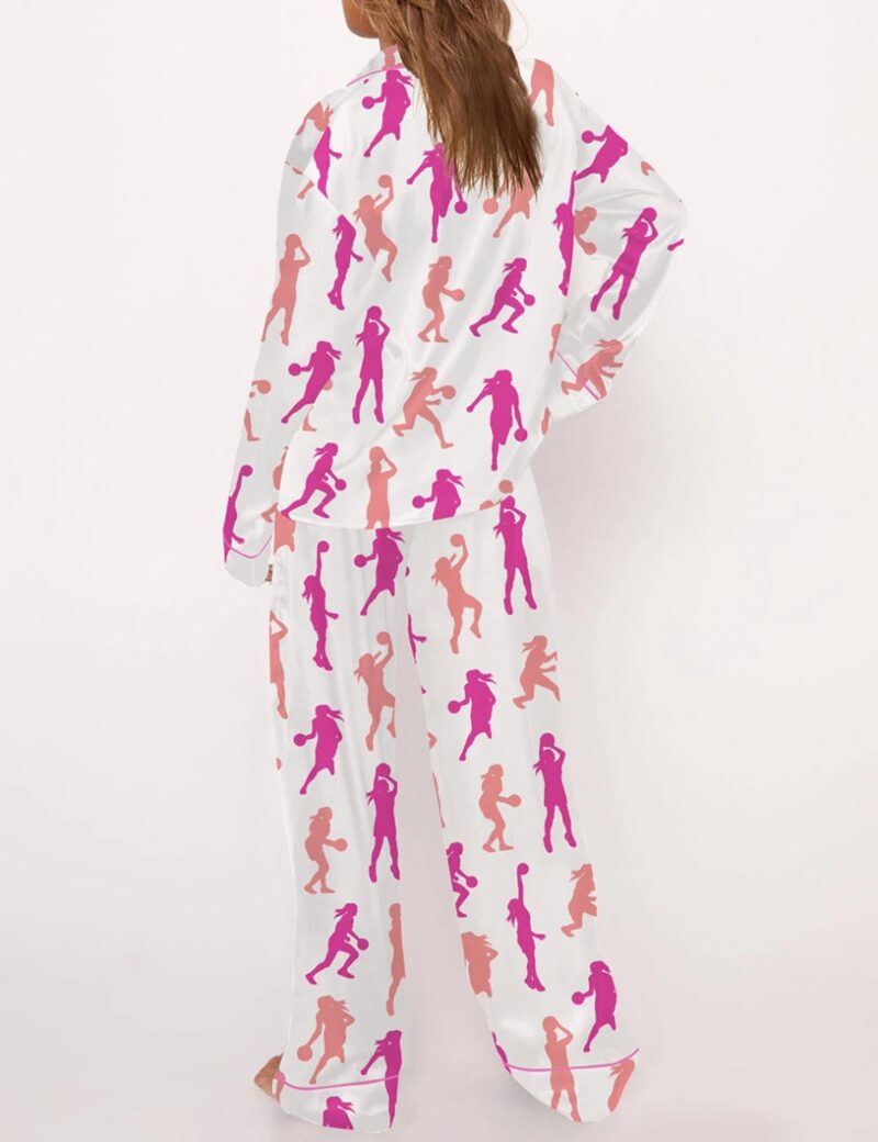 Basketball Satin Pajama Set For Women