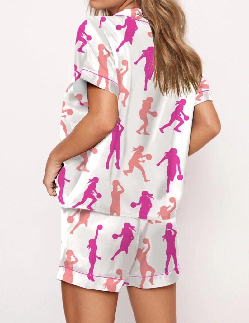 Basketball Satin Pajama Set For Women