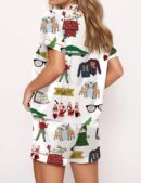 Christmas Classics Silk Satin Pajama Set