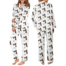 Dachshund Espresso Martini Pajama Set For Women