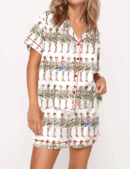 Dance Silky Satin Pajama Set For Women