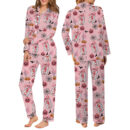 Diet Pumpkin Halloween Satin Pajamas Set For Women