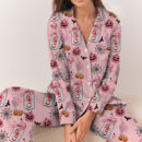 Diet Pumpkin Halloween Satin Pajamas Set For Women