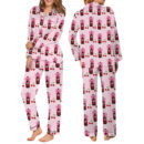 Dr Pepper Coquette With Cherries Satin Pajamas Set