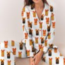 Dr Pepper Halloween Satin Pajama Set For Women