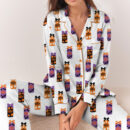 Dr Pepper Halloween Satin Pajamas Set For Women