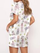 Drink Mexico Silk Satin Pajama Set For Women