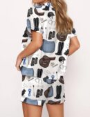 Equestrian Horse Show Silk Satin Pajama Set