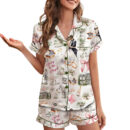 Going To The Chapel Silk Satin Pajamas Set