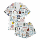 Hamilton Musical Satin Pajamas Set For Women