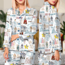 Hamilton Musical Satin Pajamas Set For Women