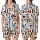 Hamilton Musical Silk Satin Pajamas Set For Women