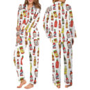 Hot Sauce Silky Satin Pajama Set For Women