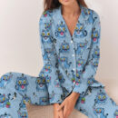 Kpop Movie Tiger Satin Pajamas Set For Women