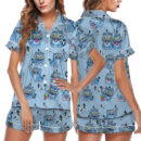 Kpop Movie Tiger Satin Pajamas Set For Women