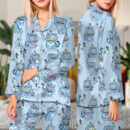 Kpop Movie Tiger Satin Pajamas Set For Women
